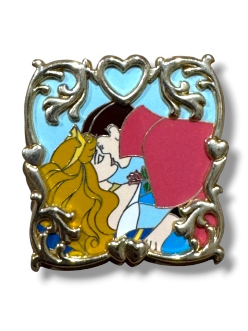 Disney Sleeping Beauty Princess Aurora Love Kiss Prince Phillip 2005 Pin Trading